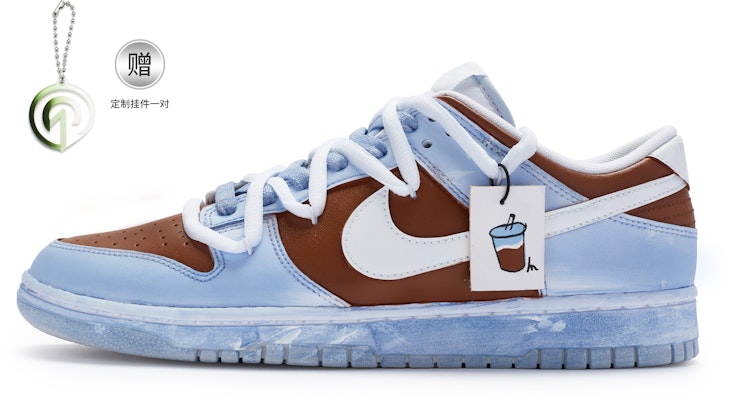 나이키 덩크 로우 '여름 음료 블루 브라운' (커스텀) DH9765-102(Team80-女款冰吸生巧蓝棕) Buy 나이키 덩크 로우 '여름 음료 블루 브라운' (커스텀) DH9765-102(Team80-女款冰吸生巧蓝棕)