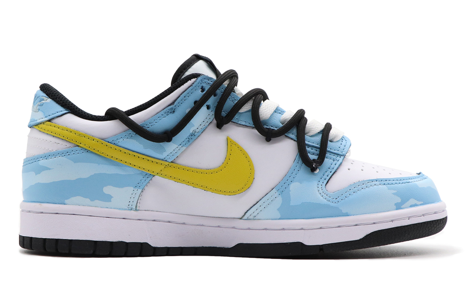 Order 【カスタムシューズ】ナイキ ダンク ロー 'サマーブルーホワイトイエロー' DD1391-100(Team98-男款晴天)
