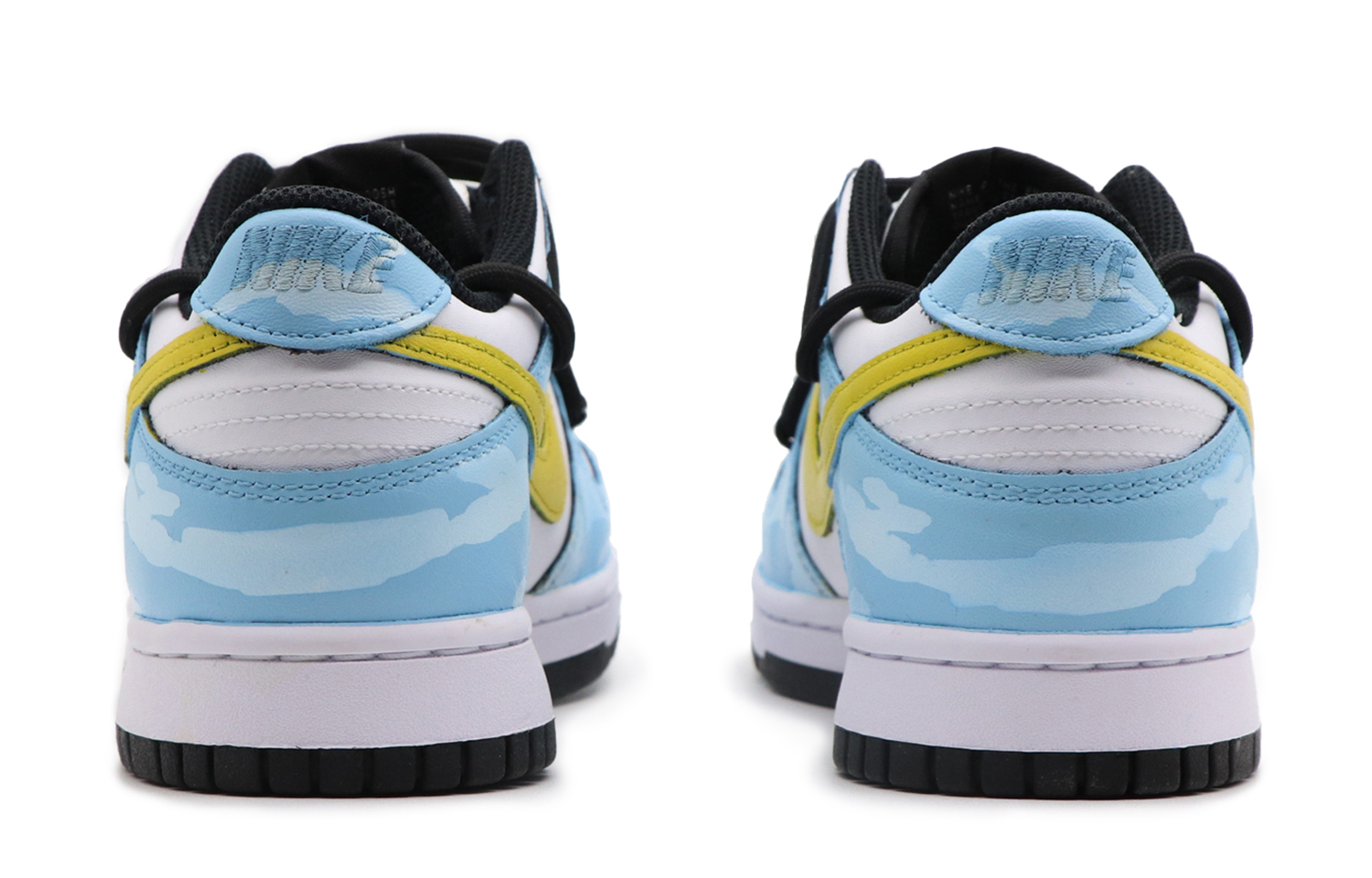 Shop 【カスタムシューズ】ナイキ ダンク ロー 'サマーブルーホワイトイエロー' DD1391-100(Team98-男款晴天)