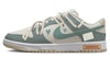 Buy 【訂製球鞋】Nike Dunk Low 夏日清風 時尚潮流 防滑耐磨 解構 簡約 國潮 低幫 板鞋 男款 白綠