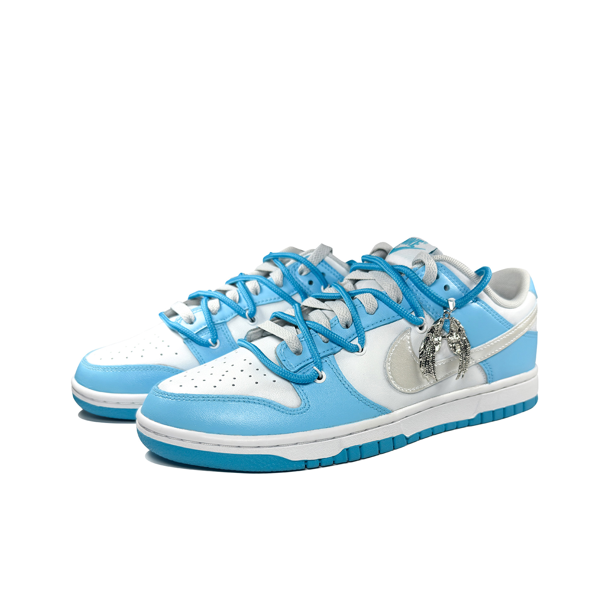 Lookbook 【カスタムシューズ】ナイキ ダンク ロー 'サマーブリーズ グレイシャーシルバー デコンストラクテッド' DV0831-001(Team95-银色冰川)
