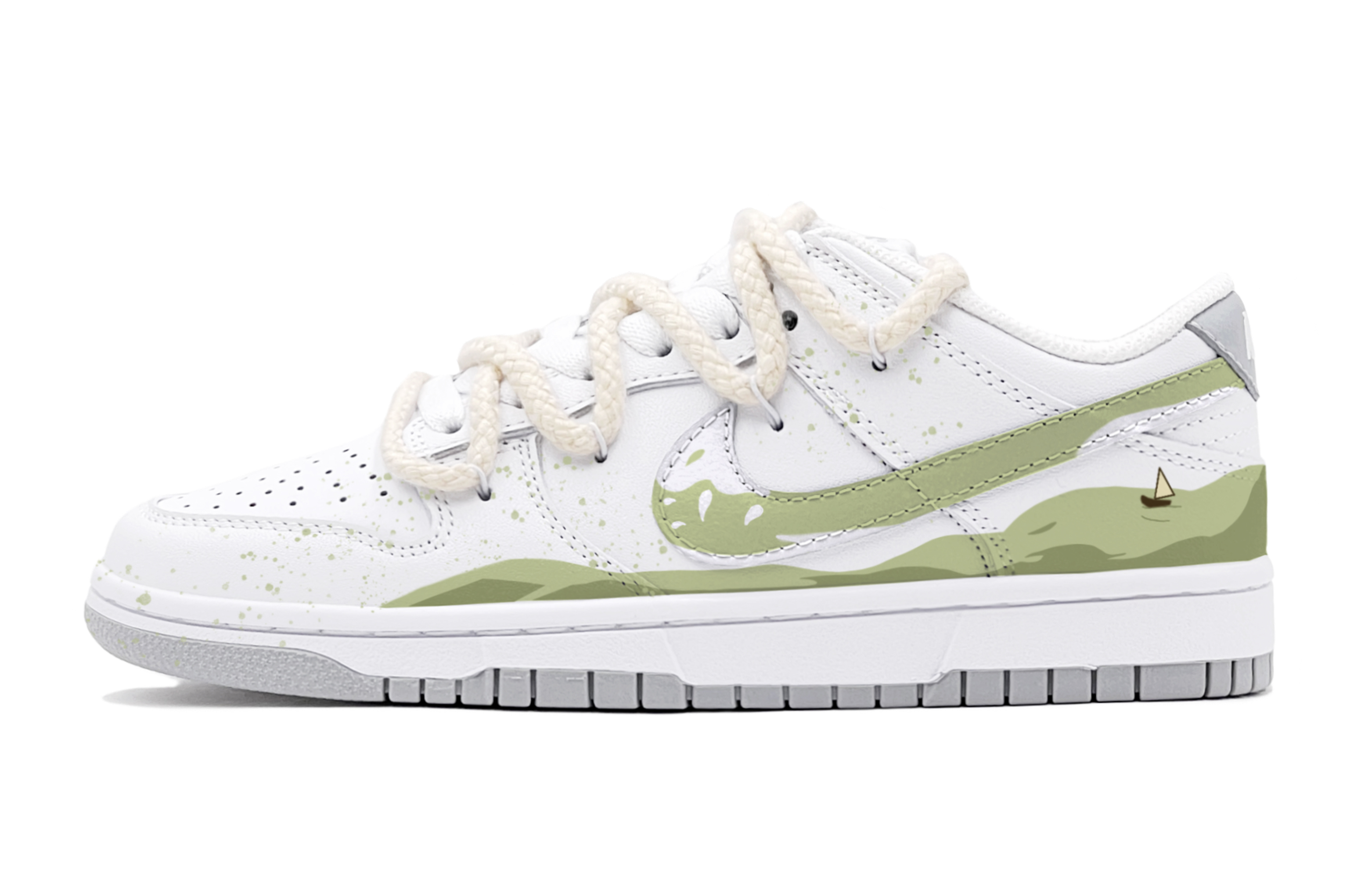 [Custom Shoes] Nike Dunk Low 'Summer Breeze Green'