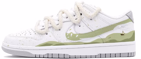 Buy Sepatu Kustom Nike Dunk Low 'Summer Breeze Hijau' DV0831-101(TeamS-绿波小船男S-BOX)
