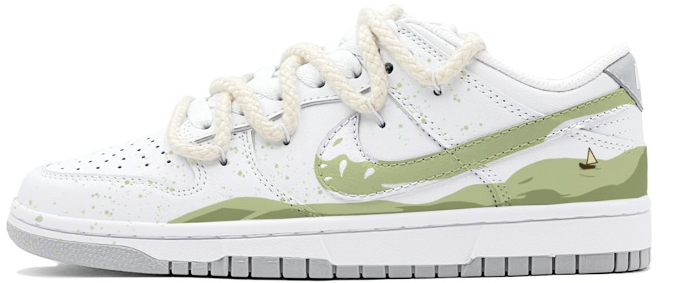 Sepatu Kustom Nike Dunk Low 'Summer Breeze Hijau' DV0831-101(TeamS-绿波小船男S-BOX) Buy Sepatu Kustom Nike Dunk Low 'Summer Breeze Hijau' DV0831-101(TeamS-绿波小船男S-BOX)