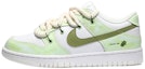 Buy 【定制鞋款】耐克Dunk Low夏日仙人掌扎染解构鞋带情人节款 DH9765-100(Team10-女款仙人掌绿)