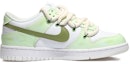 Order 【定制鞋款】耐克Dunk Low夏日仙人掌扎染解构鞋带情人节款 DH9765-100(Team10-女款仙人掌绿)