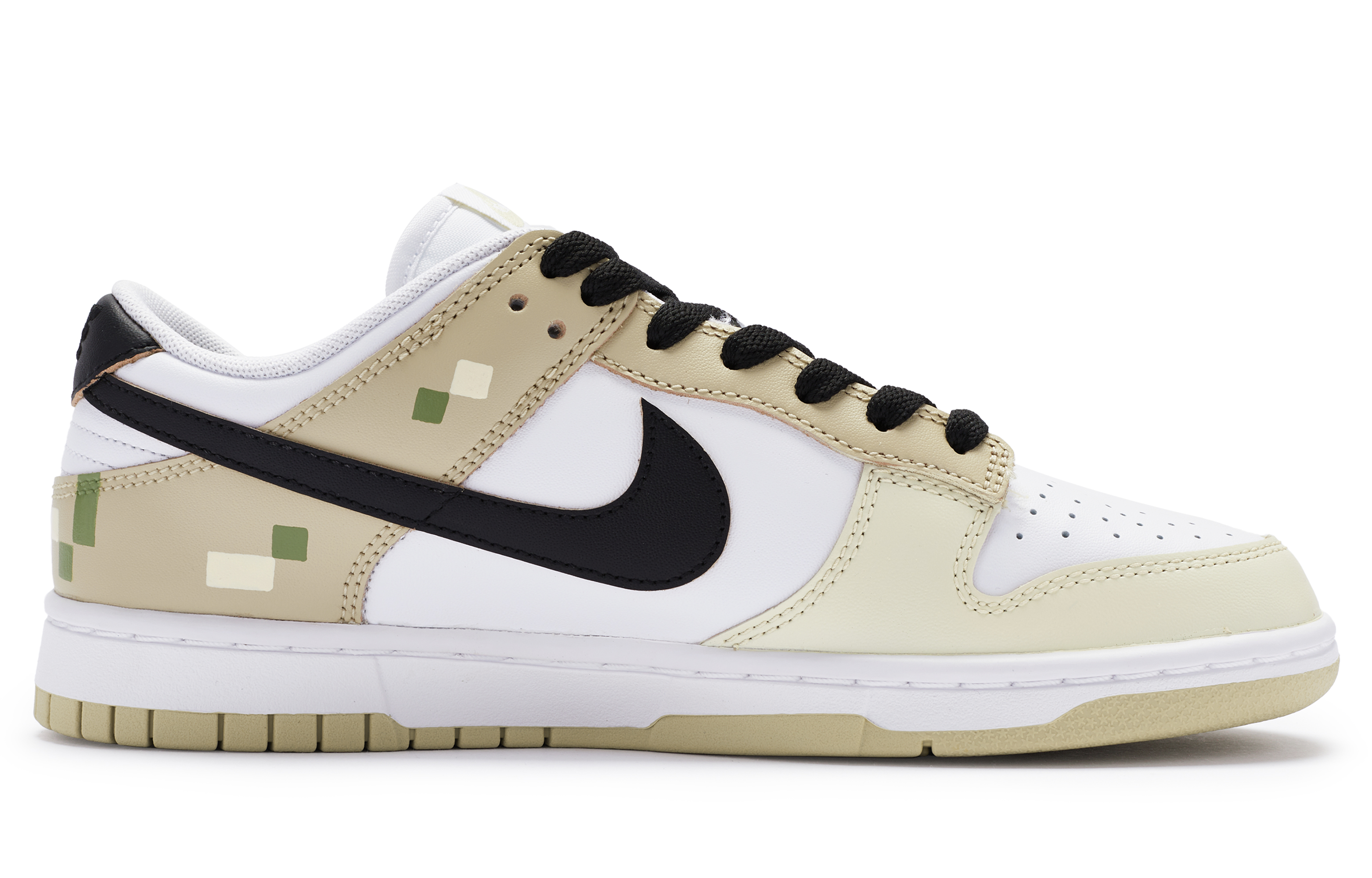 Order [Sepatu Kustom] Nike Dunk Low 'Summer Camo Hijau-Kuning-Putih-Hitam' DV0833-100(TeamR-男款夏日迷彩)