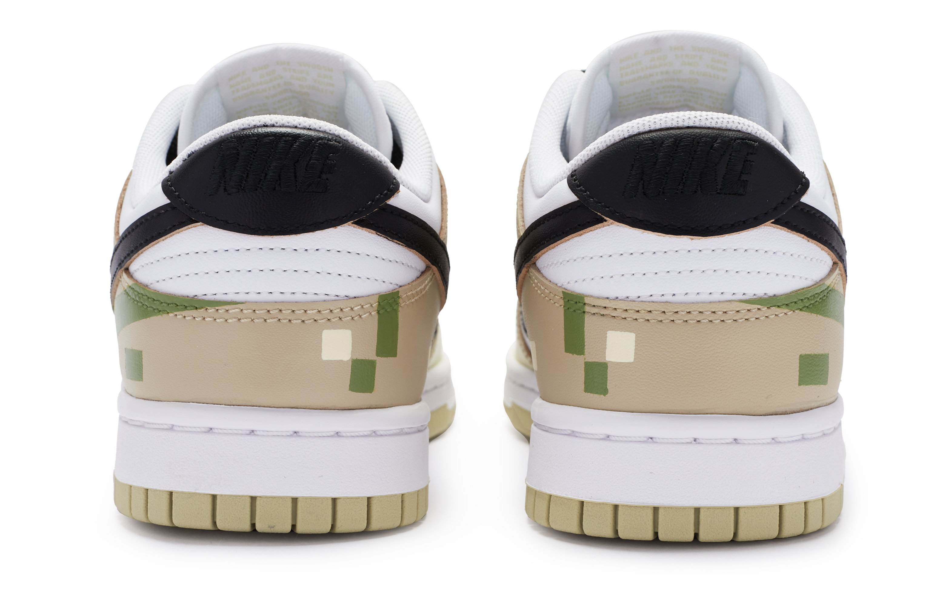 Shop [Sepatu Kustom] Nike Dunk Low 'Summer Camo Hijau-Kuning-Putih-Hitam' DV0833-100(TeamR-男款夏日迷彩)