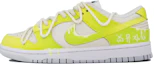 Buy 【訂製球鞋】Nike Dunk 低筒 夏日橘柚香 漸變 塗鴉 清新 簡約 低筒 板鞋 男款 黃綠色