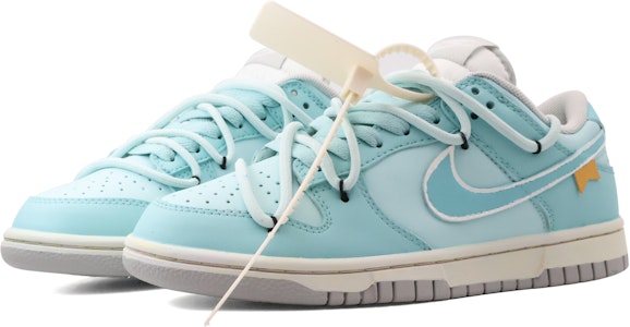 나이키 덩크 로우 '여름 맑은 하늘' (커스텀) DV0831-101(Team53-男款夏日澄空) Lookbook 나이키 덩크 로우 '여름 맑은 하늘' (커스텀) DV0831-101(Team53-男款夏日澄空)