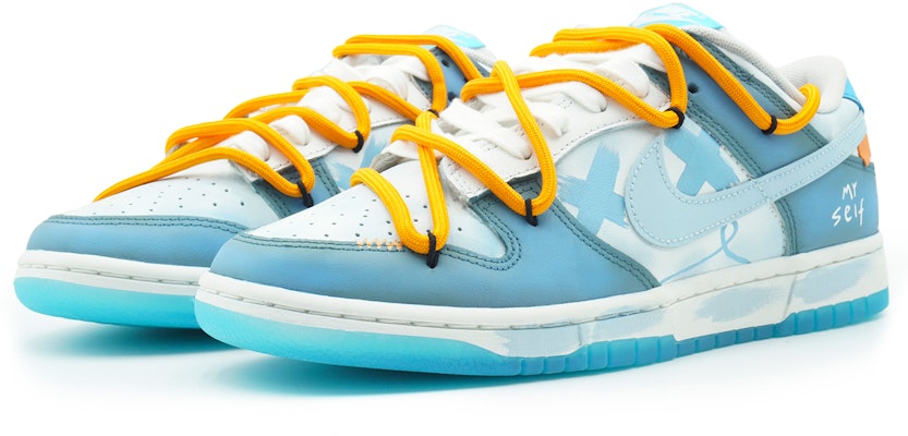 【訂製球鞋】Nike Dunk Low 夏日海岸 高街 黑豹 穿搭戶外 復古做舊 低幫 板鞋 男女同款 藍白 Lookbook 【訂製球鞋】Nike Dunk Low 夏日海岸 高街 黑豹 穿搭戶外 復古做舊 低幫 板鞋 男女同款 藍白