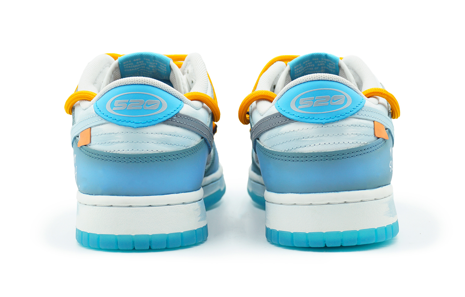 Shop 【訂製球鞋】Nike Dunk Low 夏日海岸 高街 黑豹 穿搭戶外 復古做舊 低幫 板鞋 男女同款 藍白