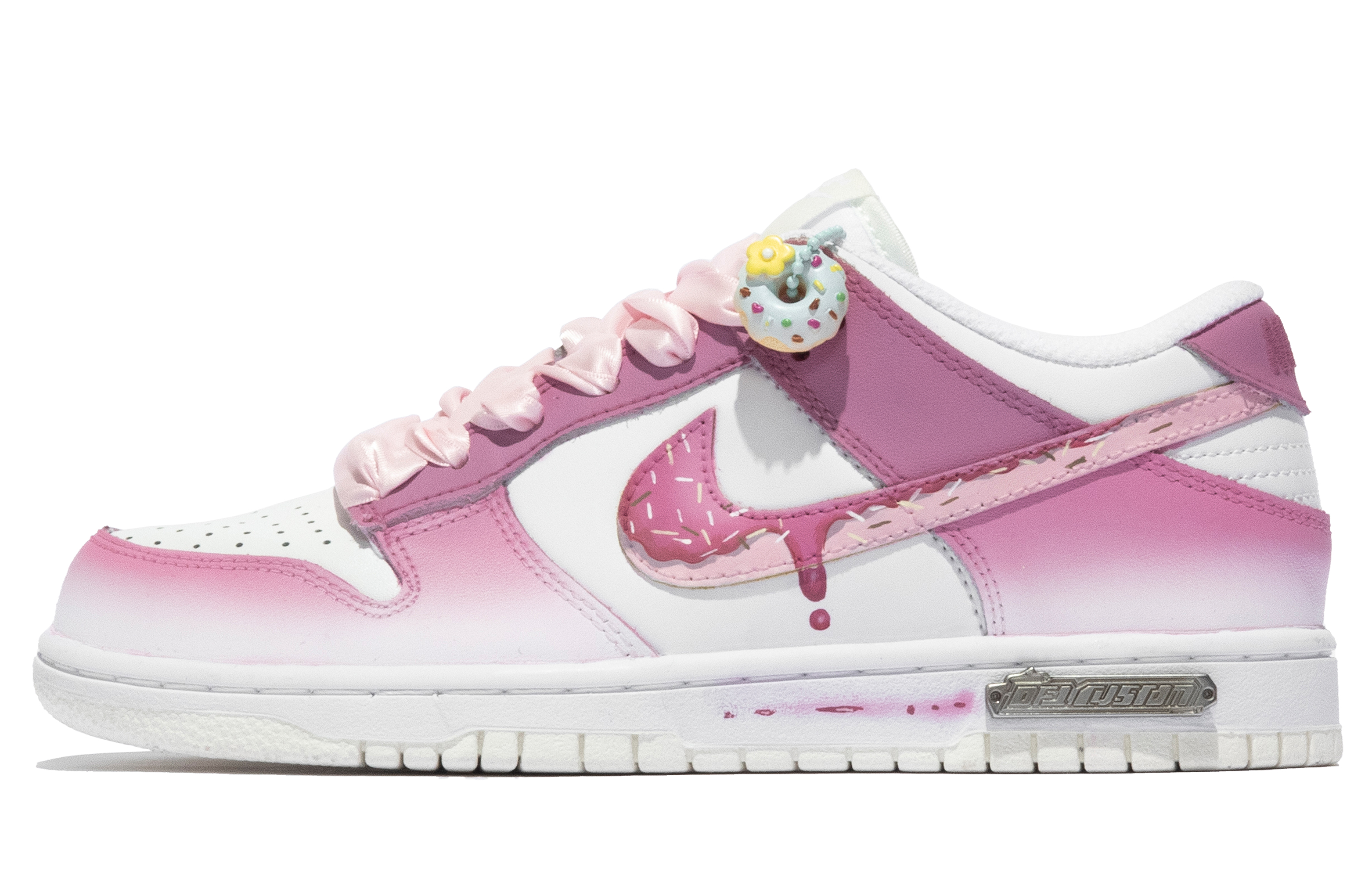 Buy ナイキダンクロー「サマーデザートピンクホワイト」カスタムシューズ DH9765-100(TeamM-女款夏日甜点S-BOX)