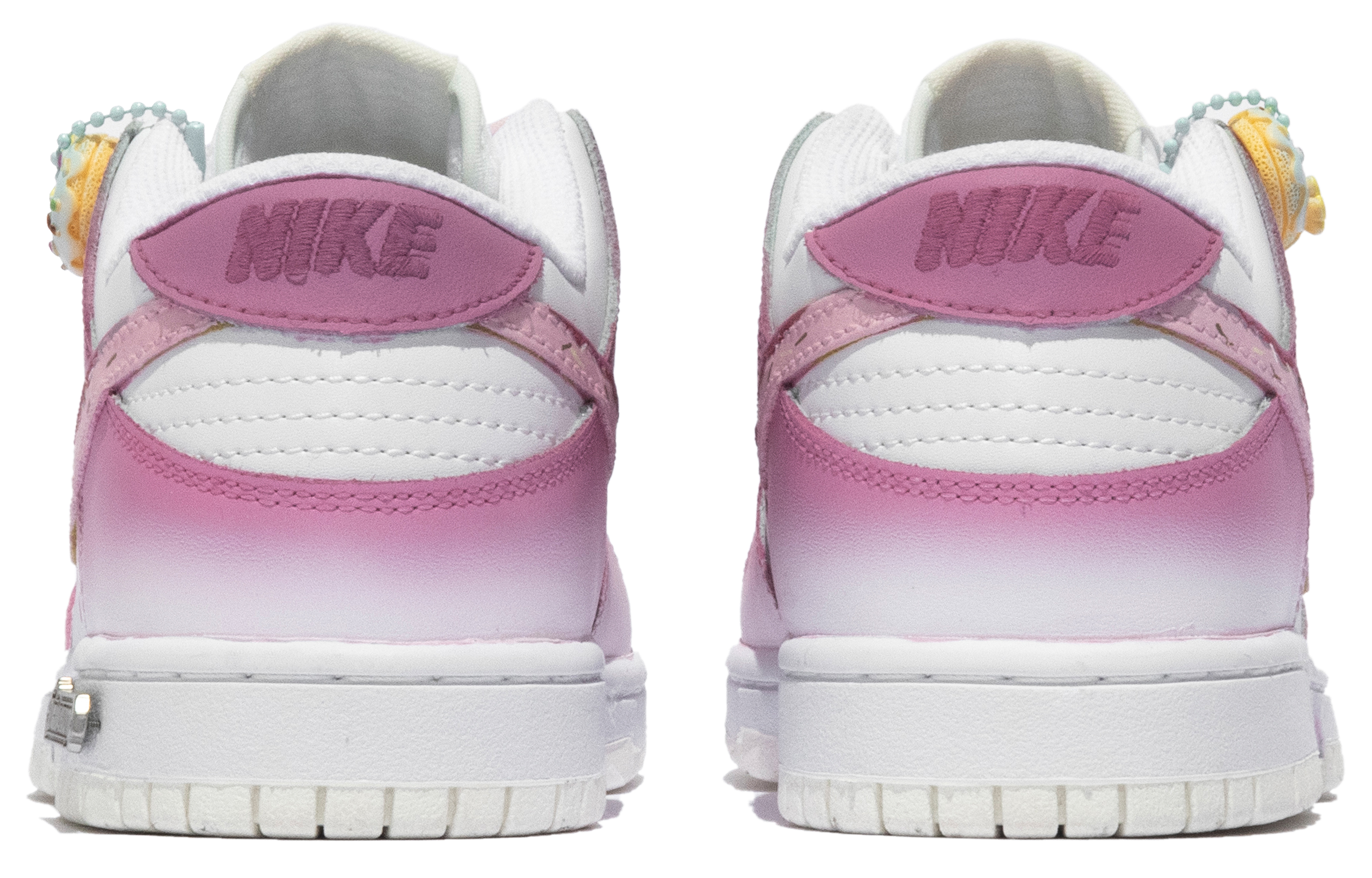 Shop ナイキダンクロー「サマーデザートピンクホワイト」カスタムシューズ DH9765-100(TeamM-女款夏日甜点S-BOX)