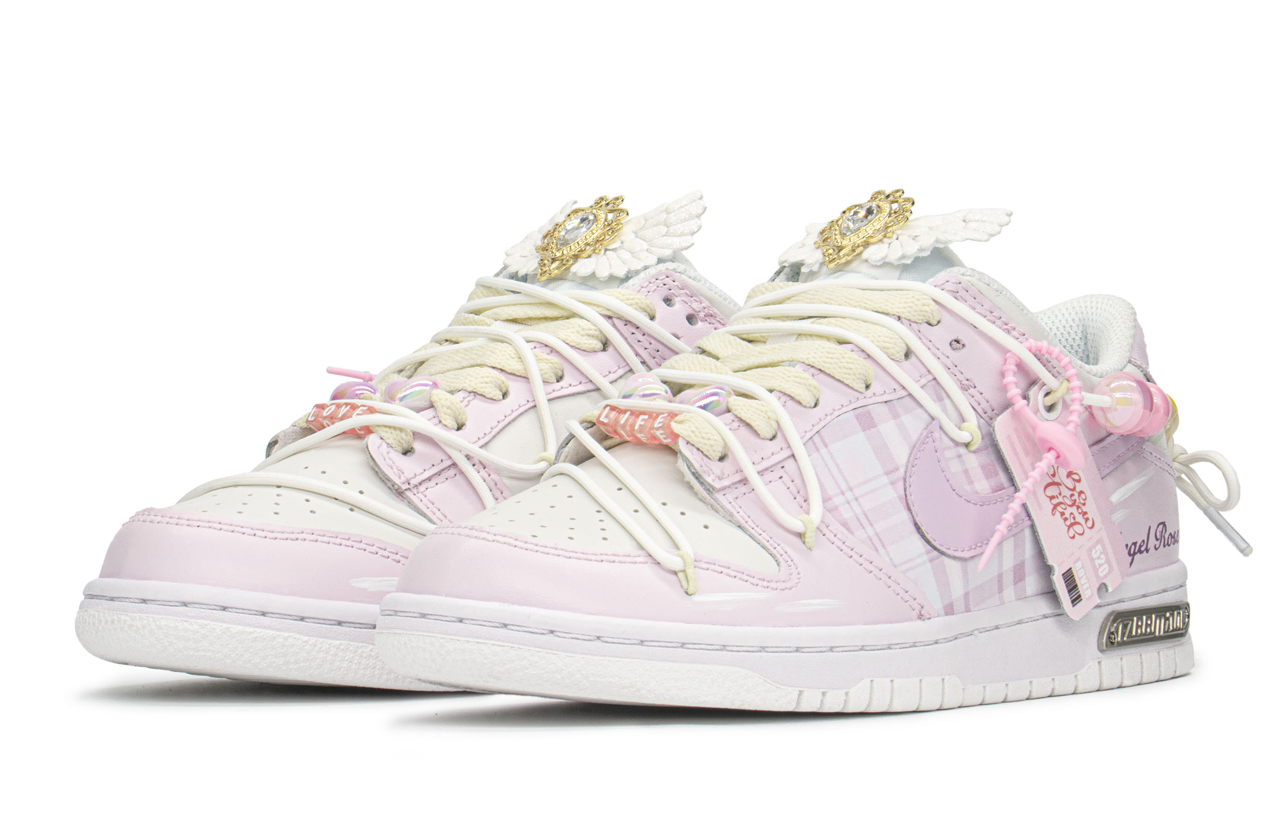 Lookbook Zapatillas Nike Dunk Low 'Elegancia Veraniega Alas de Ángel' DH9765-100(TeamA-DK天使之翼S-BOX)