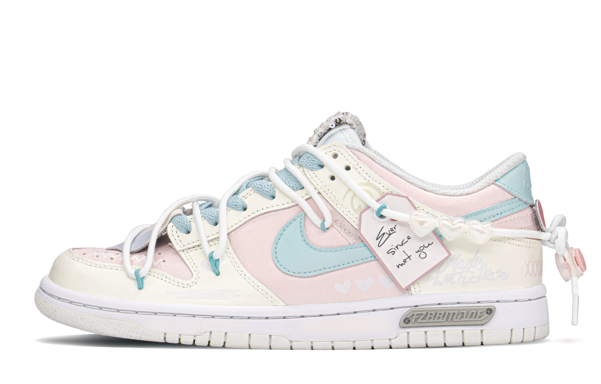 Order 【カスタムシューズ】ナイキ ダンク ロー「サマーフェアリーピンクブルー」 DH9765-100(TeamA-DK心语告白)