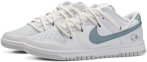 【客製球鞋】Nike Dunk Low 夏日巧禮 戀心星星 復古 筆刷 萬用 防滑耐磨 低筒 滑板鞋 男款 灰綠白 Lookbook 【客製球鞋】Nike Dunk Low 夏日巧禮 戀心星星 復古 筆刷 萬用 防滑耐磨 低筒 滑板鞋 男款 灰綠白