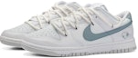 Lookbook 【客製球鞋】Nike Dunk Low 夏日巧禮 戀心星星 復古 筆刷 萬用 防滑耐磨 低筒 滑板鞋 男款 灰綠白