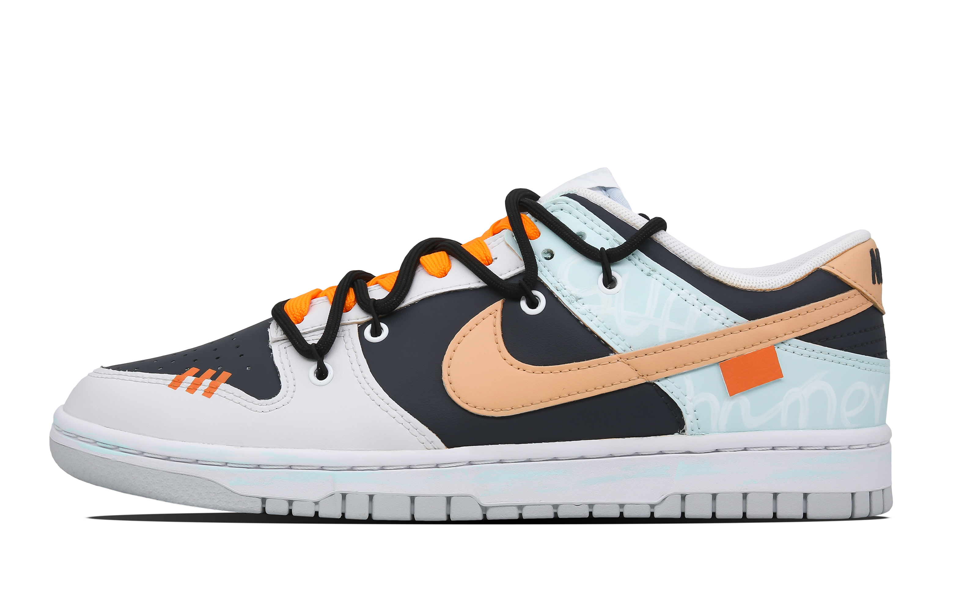 Buy [Kasut Custom] Nike Dunk Low 'Summer Graffiti Hitam Jingga' DV0831-101(Team78-男款初夏艺术家)