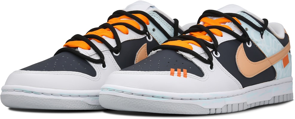 나이키 덩크 로우 '썸머 그래피티 블랙 오렌지' (커스텀) DV0831-101(Team78-男款初夏艺术家) Lookbook 나이키 덩크 로우 '썸머 그래피티 블랙 오렌지' (커스텀) DV0831-101(Team78-男款初夏艺术家)