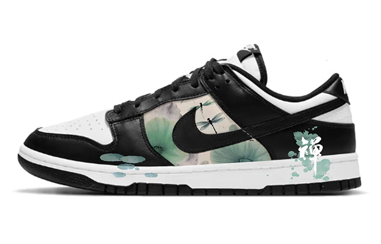 Order Zapatillas Nike Dunk Low 'Verano Dragón Verde Blanco Panda' DD1391-100(Team10-荷塘蜻蜓)