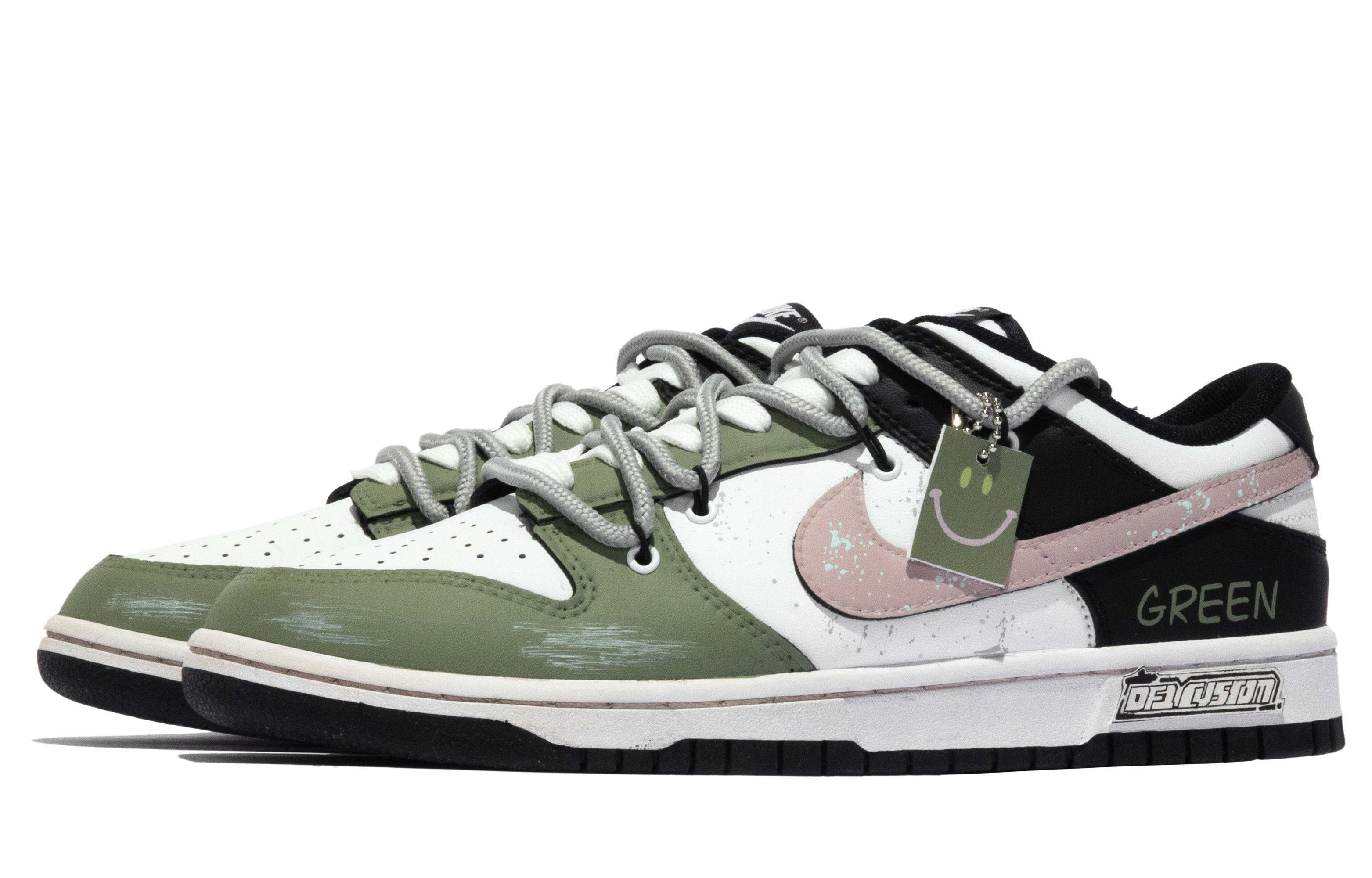 Lookbook [定制鞋款] 耐克Dunk Low '夏日绿色情绪' DD1391-100(TeamM-男款绿色心情S-BOX)