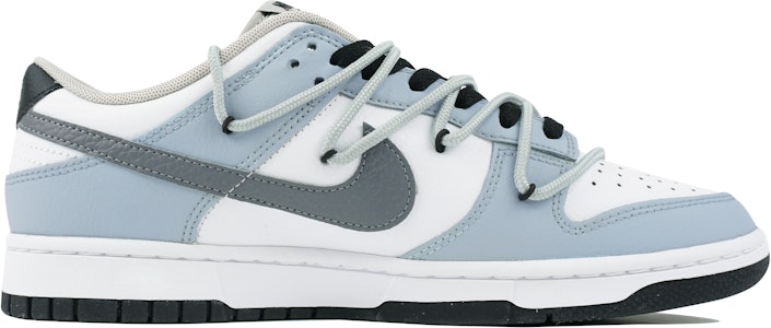 【定製球鞋】【現貨】Nike Dunk Low 久制 海鹽汽水 夏日 冰藍 雙勾 雙層Swoosh 低幫 板鞋 男款 白藍 Order 【定製球鞋】【現貨】Nike Dunk Low 久制 海鹽汽水 夏日 冰藍 雙勾 雙層Swoosh 低幫 板鞋 男款 白藍