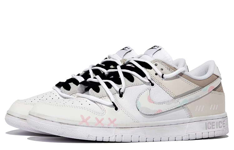 Lookbook [定制鞋款] 耐克 Dunk Low '夏日冰淇淋棕粉白' DJ6188-101(TeamM-男款夏日冰激凌xhzz)
