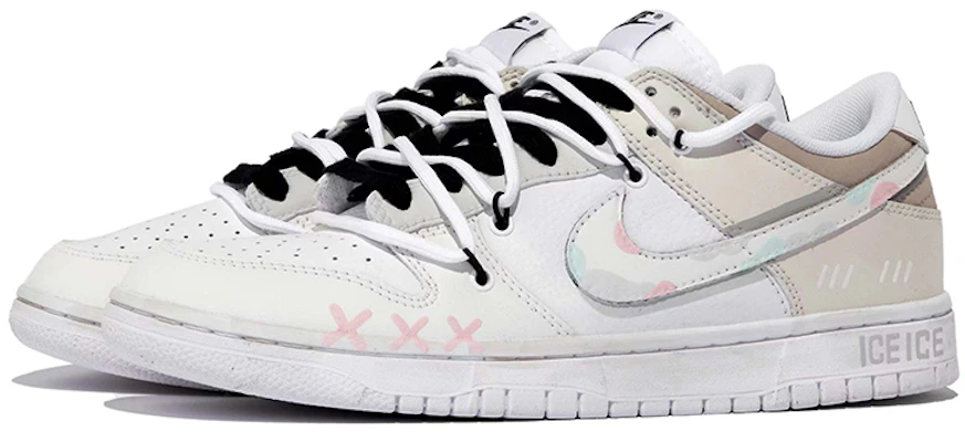 Sepatu Custom Nike Dunk Low 'Es Krim Musim Panas Cokelat-Pink-Putih' DJ6188-101(TeamM-男款夏日冰激凌xhzz) Lookbook Sepatu Custom Nike Dunk Low 'Es Krim Musim Panas Cokelat-Pink-Putih' DJ6188-101(TeamM-男款夏日冰激凌xhzz)