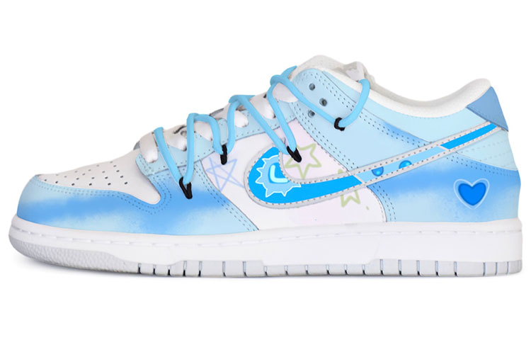 Buy [定制鞋] 耐克Dunk Low '夏日冰星 解构白蓝' DV0831-101(TeamD-男款夏日冰星)