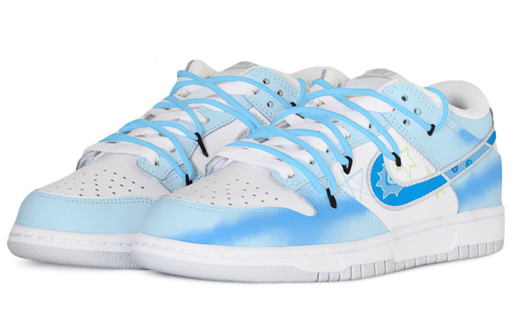 Lookbook [定制鞋] 耐克Dunk Low '夏日冰星 解构白蓝' DV0831-101(TeamD-男款夏日冰星)