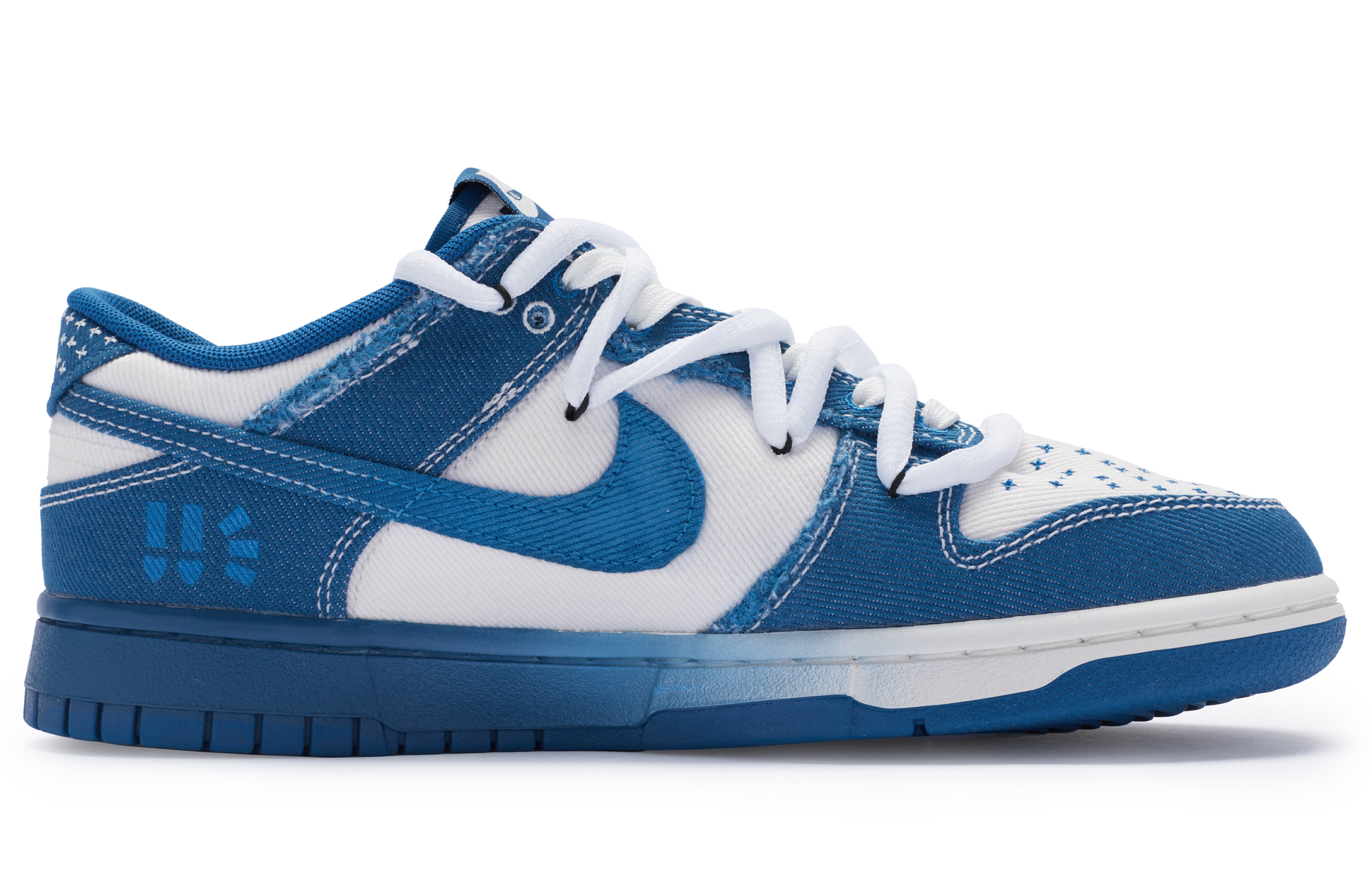 Order [Kasot Custom] Nike Dunk Low 'Pencerobohan Musim Panas - Putih Biru' DV0834-101(Team80-男款夏日入侵白蓝)