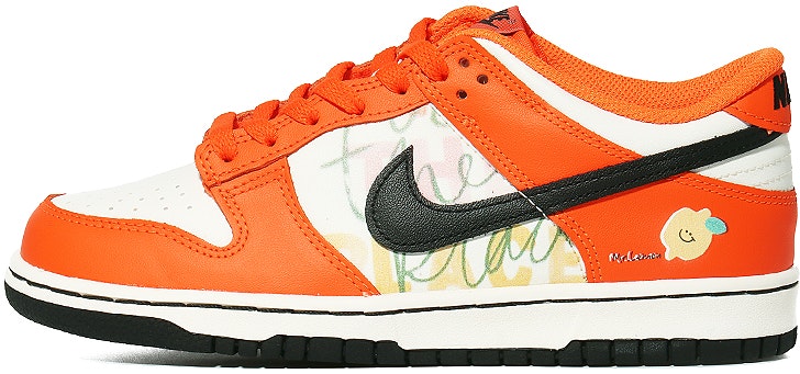 custom-shoes-nike-dunk-low-summer-lemon-graffiti