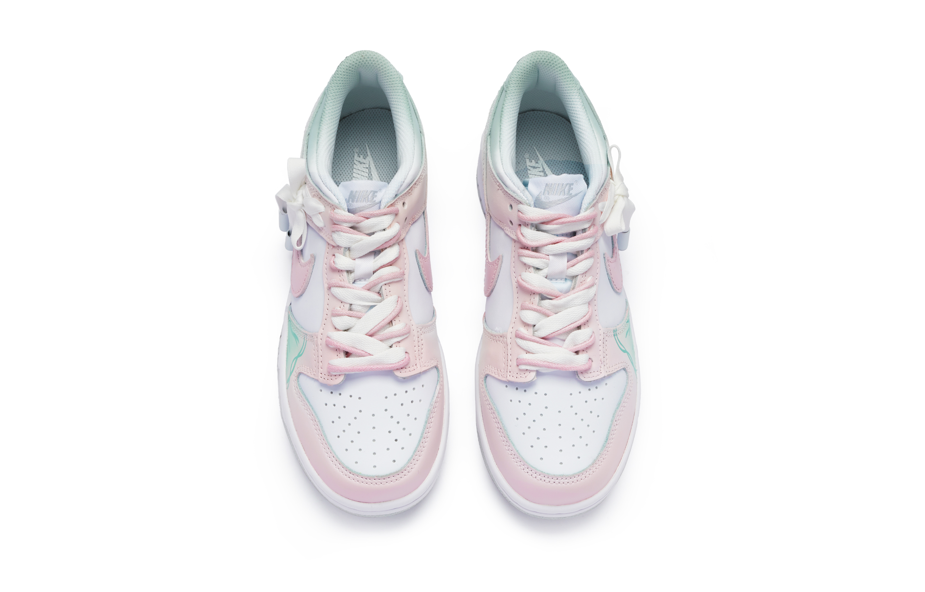 Shop Zapatillas Nike Dunk Low 'Verano Letras - Nudo Mariposa' DH9765-102(Team80-女款夏日来信白绿粉)