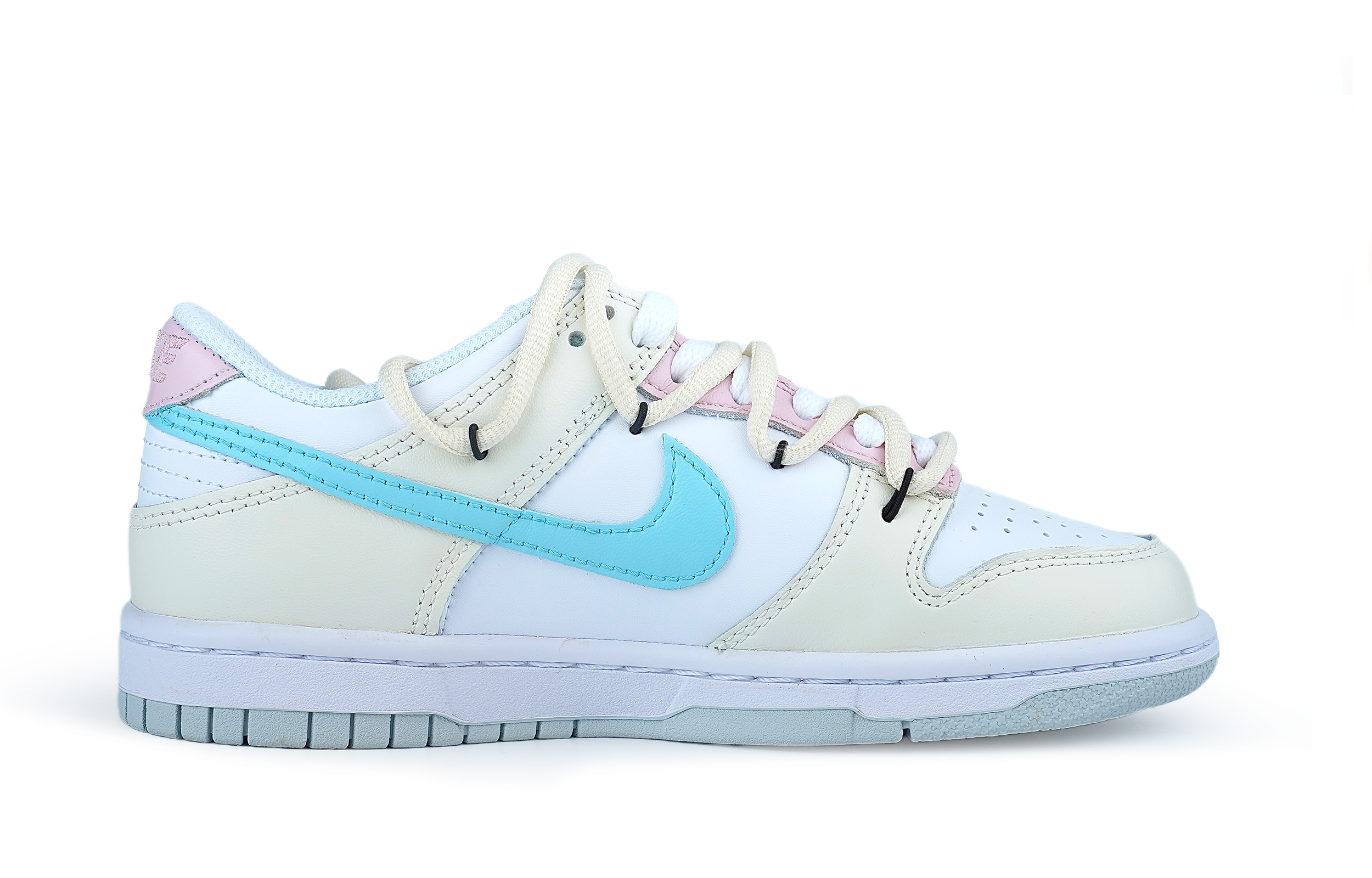 Order [Sepatu Kustom] Nike Dunk Low 'Summer Marshmallow Deconstructed' DH9765-102(Team86-夏日棉花糖)
