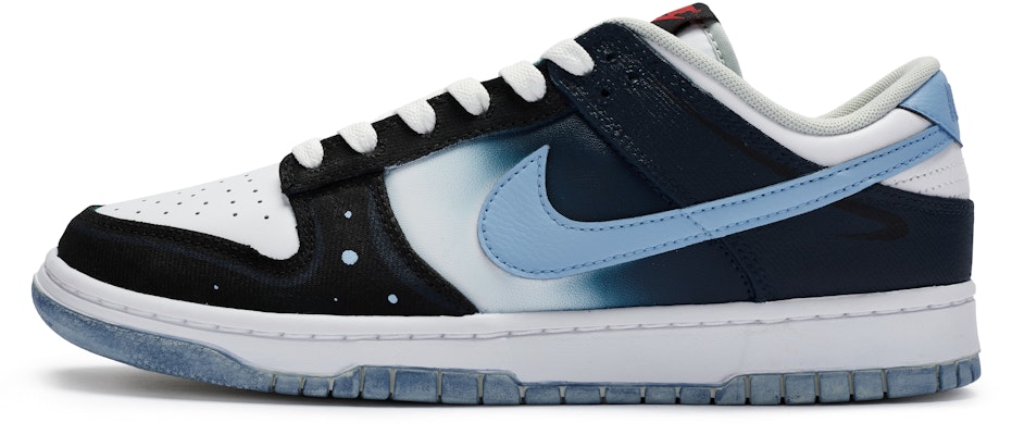 【訂製球鞋】 Nike Dunk Low 811製造 夏夜晚風 氣氛搭配 漸變潑墨 手繪噴繪 防滑 低筒 滑板鞋 男款 黑白藍 Buy 【訂製球鞋】 Nike Dunk Low 811製造 夏夜晚風 氣氛搭配 漸變潑墨 手繪噴繪 防滑 低筒 滑板鞋 男款 黑白藍