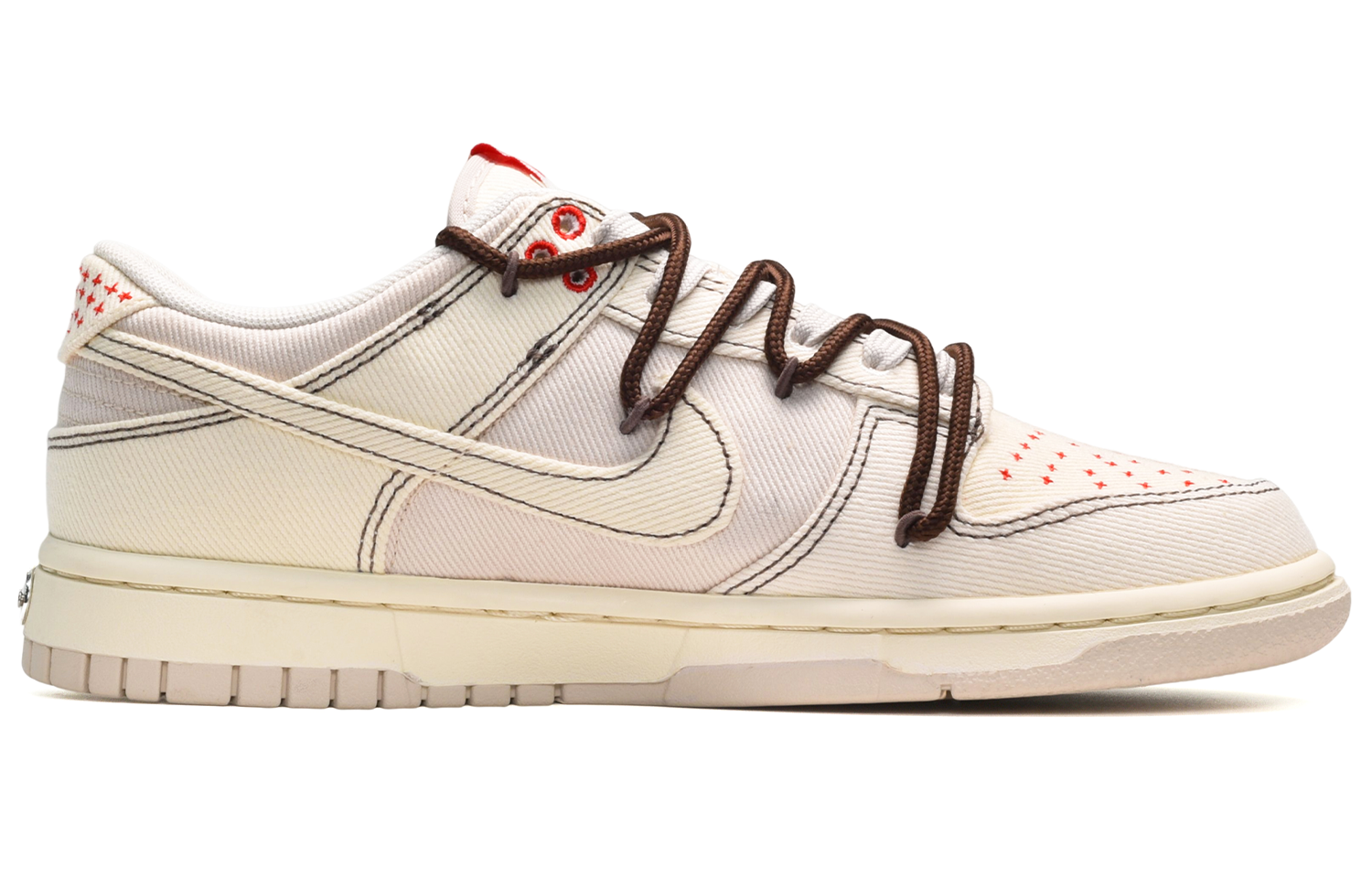 Order [Zapatillas Personalizadas] Nike Dunk Low 'Avión de Papel de Verano' DV0834-100(TeamE-男女同款纸飞机米白粉)