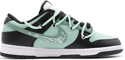 나이키 덩크 로우 '여름 물결 블랙 화이트 그린' (56 characters) DD1391-100(Team98-男款盛夏水纹) Order 나이키 덩크 로우 '여름 물결 블랙 화이트 그린' (56 characters) DD1391-100(Team98-男款盛夏水纹)