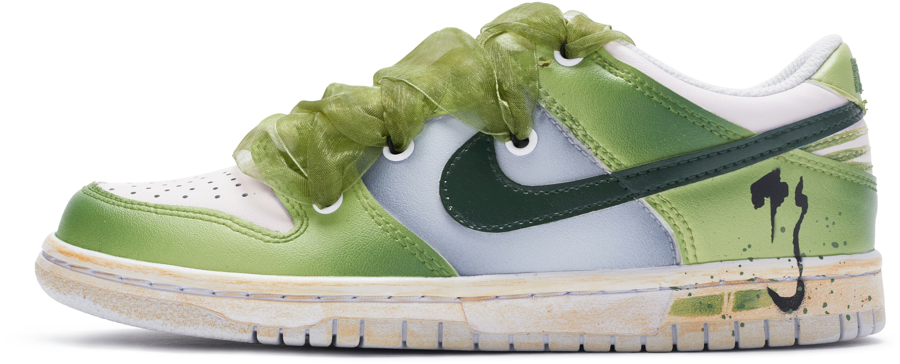 custom-shoes-nike-dunk-low-summer-solstice-deconstructed-green-grey-brown