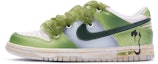 Buy 나이키 덩크 로우 '여름 해지점 그린-그레이-브라운' (커스텀) FD1232-002(TeamR-女款夏至绿灰棕)