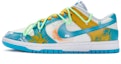 Buy 【定製球鞋】Nike Dunk Low BIGNIU 解構 飛濺夏日 手繪噴繪 低筒 滑板鞋 男款 藍白黃