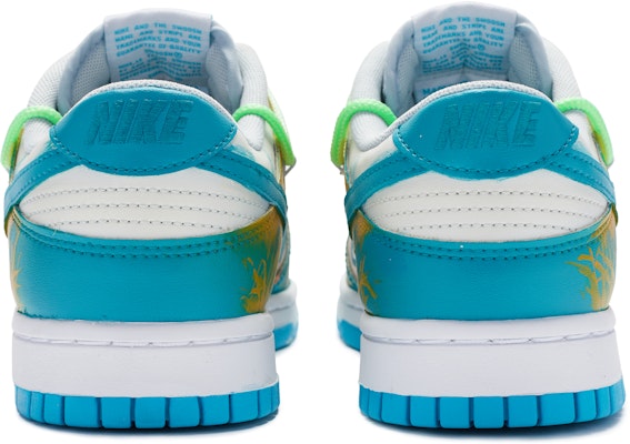 【定製球鞋】Nike Dunk Low BIGNIU 解構 飛濺夏日 手繪噴繪 低筒 滑板鞋 男款 藍白黃 Shop 【定製球鞋】Nike Dunk Low BIGNIU 解構 飛濺夏日 手繪噴繪 低筒 滑板鞋 男款 藍白黃