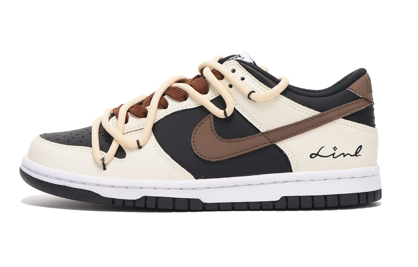 Buy [Kasut Custom] Nike Dunk Low 'Summer Vibe Hitam Coklat' FD1232-001(Team59-女款黑棕三)