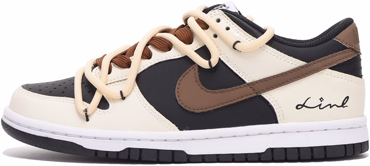 custom-shoes-nike-dunk-low-summer-vibe-black-brown