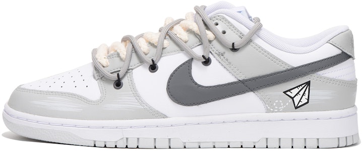 【訂製球鞋】Nike Dunk Low 夏季主題 vibe風 禮盒 復古 紙飛機 解構 高街 低筒 低筒 GS 深灰色 Buy 【訂製球鞋】Nike Dunk Low 夏季主題 vibe風 禮盒 復古 紙飛機 解構 高街 低筒 低筒 GS 深灰色