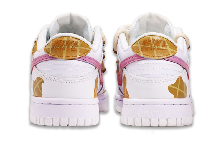 Purchase [Zapatillas Personalizadas] Nike Dunk Low 'Helado Waffle de Verano' DH9765-100(TeamF-女款华夫冰淇淋粉白)