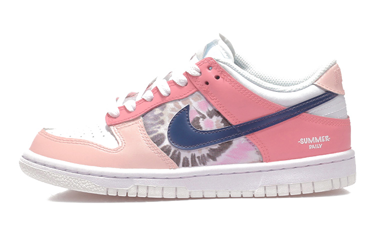 Buy [Zapatillas Personalizadas] Nike Dunk Low 'Ola de Verano Tie-Dye Vintage' DH9765-100(Team10-女款夏日浪花粉)