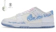 Buy 【定制球鞋】 Nike Dunk Low 811製造 浪潮漫遊 夏日感 街頭塗鴉 手繪噴繪 低幫 板鞋 男款 白藍灰