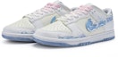 Lookbook 【定制球鞋】 Nike Dunk Low 811製造 浪潮漫遊 夏日感 街頭塗鴉 手繪噴繪 低幫 板鞋 男款 白藍灰