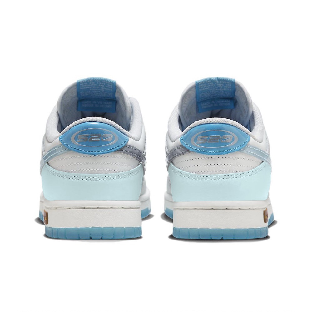 Shop 【客製化球鞋】 Nike Dunk Low 日暮淺灘 透明鞋底 多巴胺 清新校園 活力 低幫 板鞋 男女同款 白藍